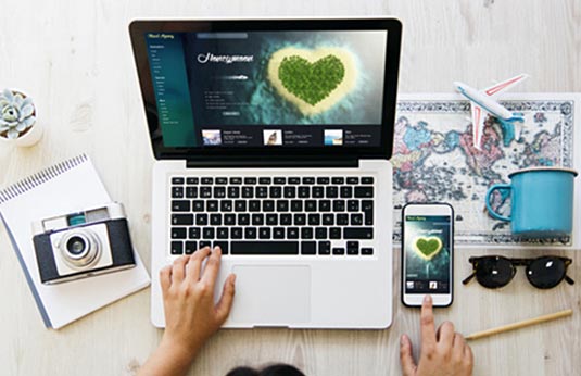 UX Design Bleu Ebene